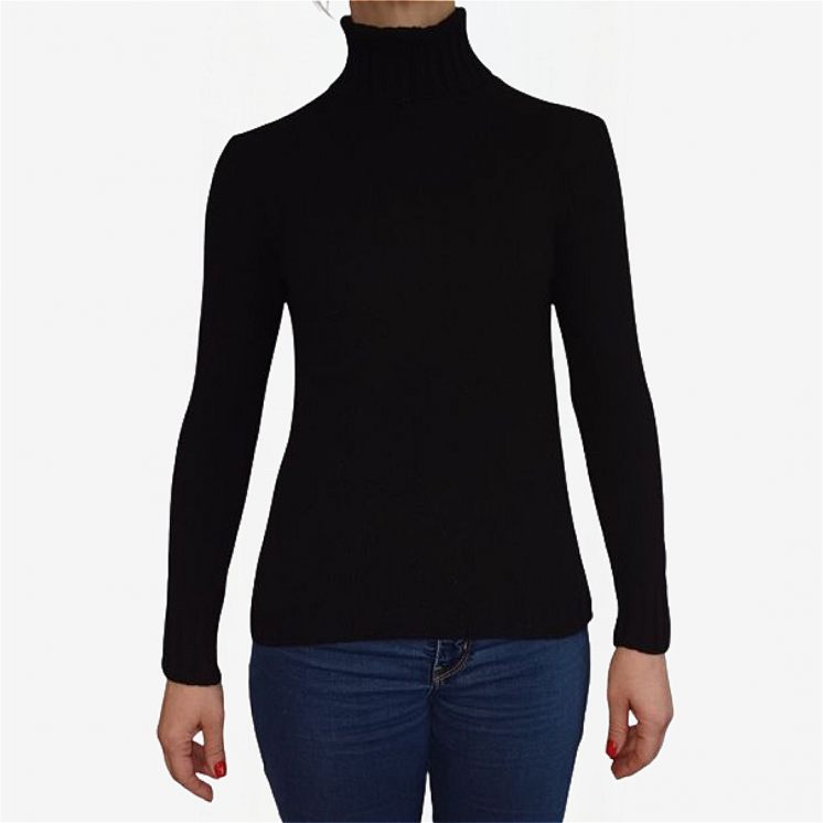 Women's Turtleneck Pullover 100% Cashmere