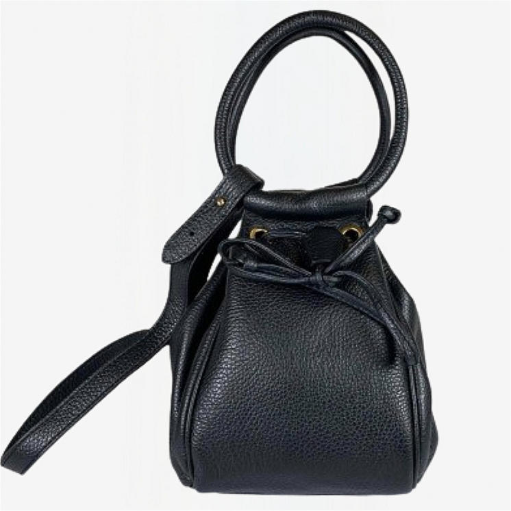 Bag Luna - Bucket Bag  Genuine Leather dollaro (Madras)