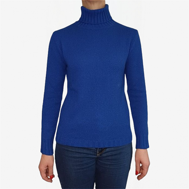 Women's Turtleneck Pullover 100% Cashmere