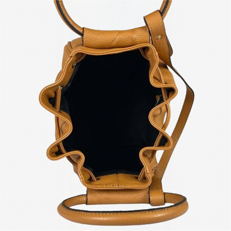 Bag Luna - Bucket Bag  Genuine Leather dollaro (Madras)