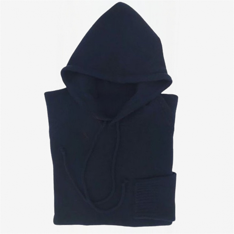 Pullover Unisex à capuche 100% Cachemire