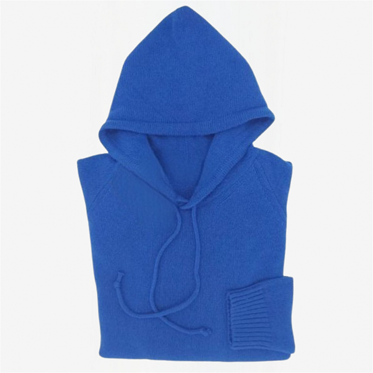 Pullover Unisex à capuche 100% Cachemire