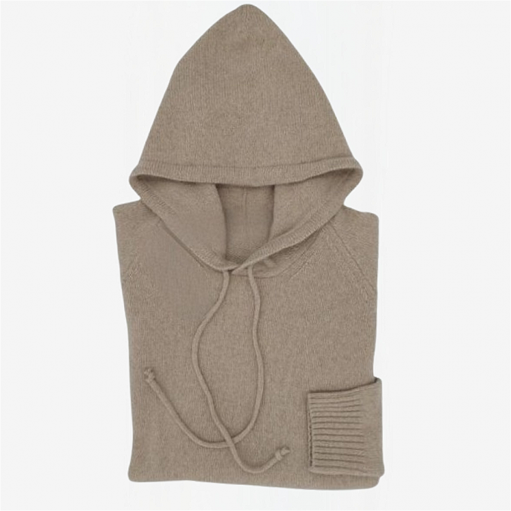 Hooded Sweater Unisex 100% Cashmere