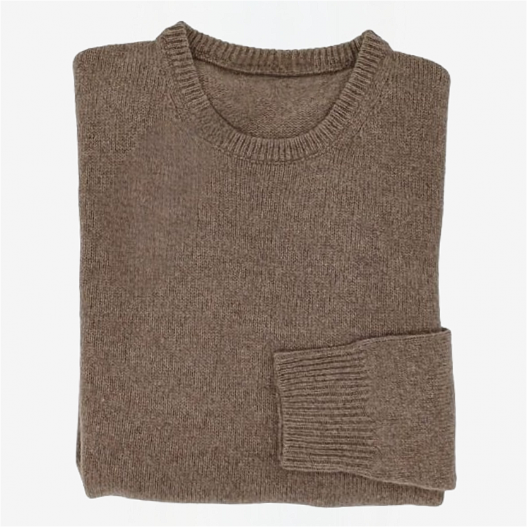 Pullover Uomo Girocollo 100% Cashmere.