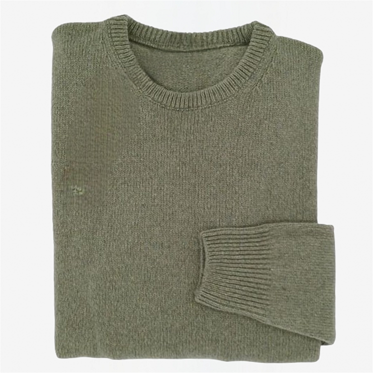 Pullover Uomo Girocollo 100% Cashmere.