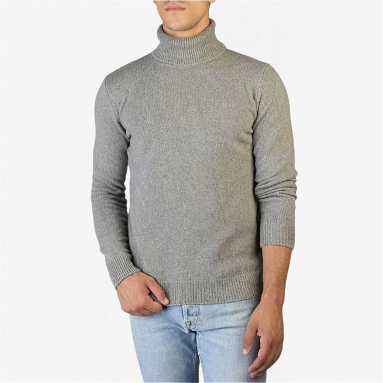 Pullover Homme Col Roulé 100% Cachemire