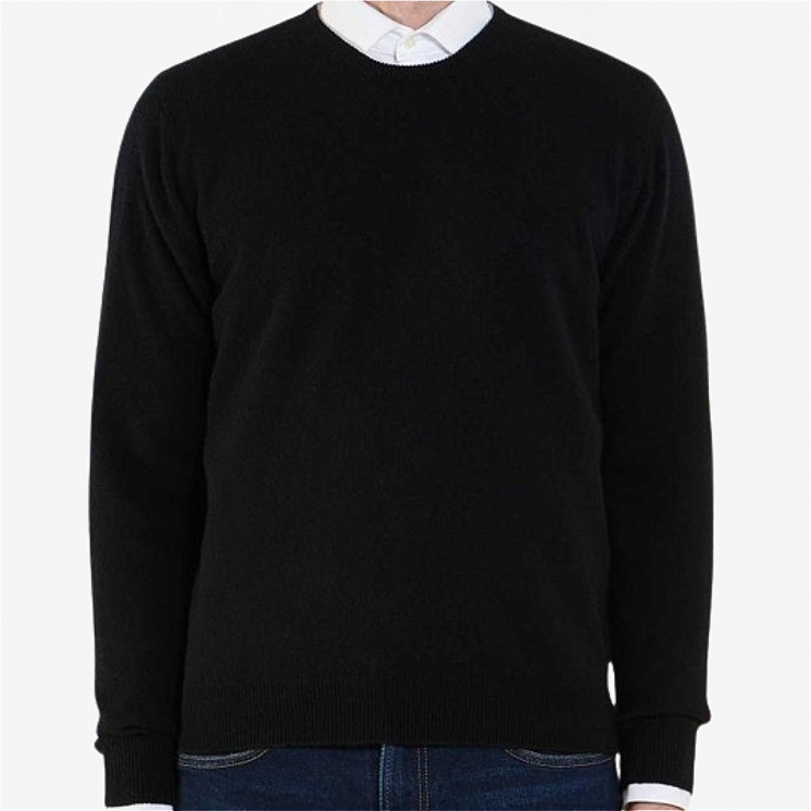 Men's Crewneck Light Pullover 100% Cashmere