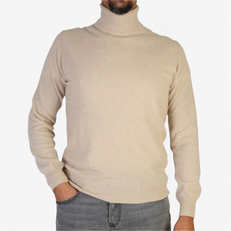 MeMen's Turtleneck Light Pullover 100% Cashmere