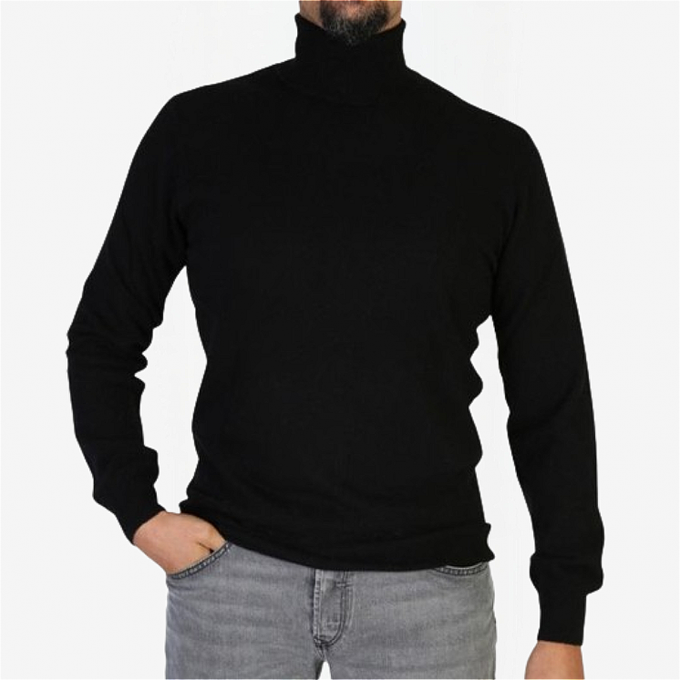 MeMen's Turtleneck Light Pullover 100% Cashmere