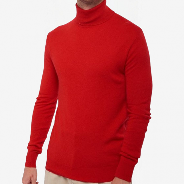 MeMen's Turtleneck Light Pullover 100% Cashmere