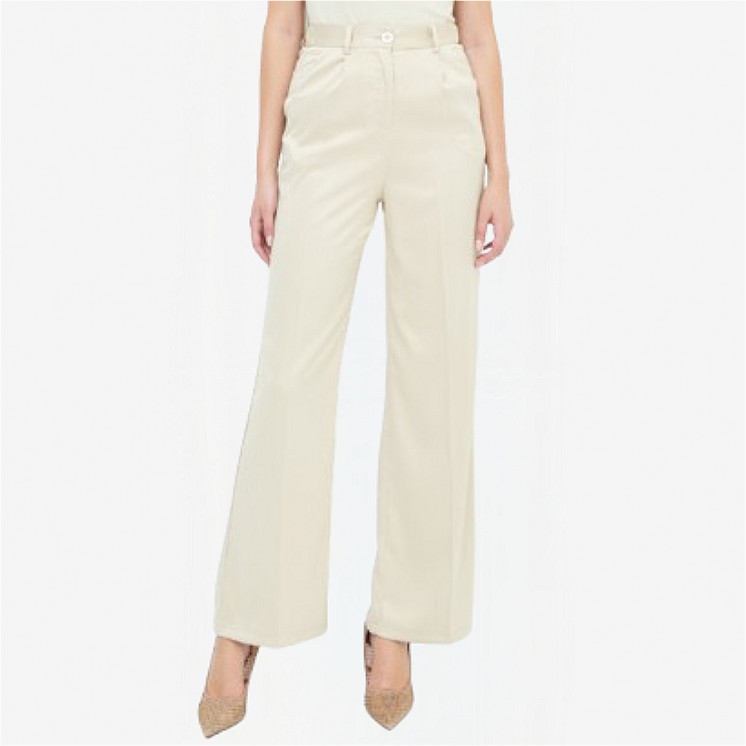 Straight Trousers Viscose