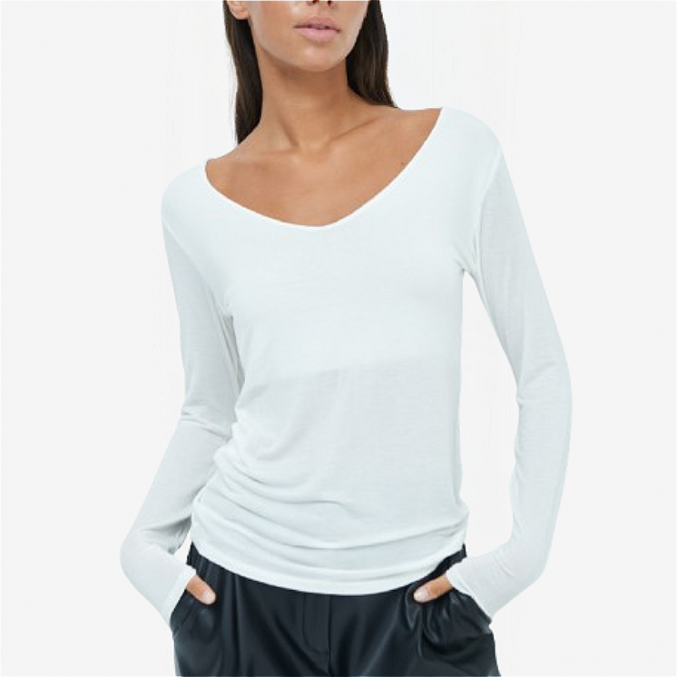 T-Shirt V-Neck Micromodale