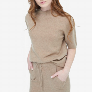 Pullover Femme demi-cou manches ¾