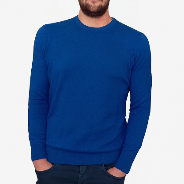 Girocollo Uomo 70% Cashmere 30% Seta